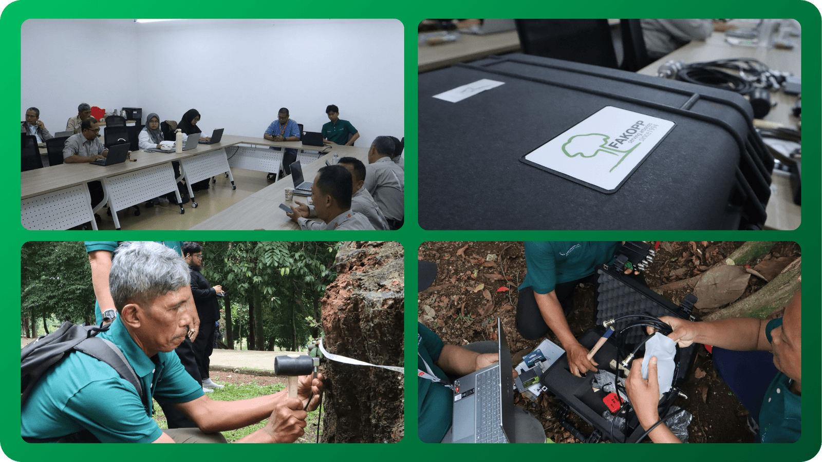 Application of Fakopp 3D Arborsonic at BRIN Cibinong: Non-Destructive Acoustic Tomography for Internal Tree Structure Analysis